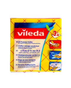 VILEDA ALL PURPOSE CLEANING CLOTH 3PSC