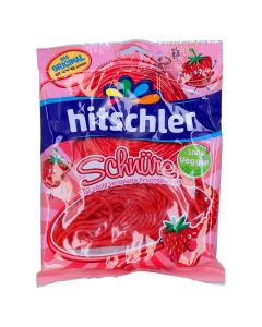 HITSCHLER GUM STRAWBERRY LACE 125GM