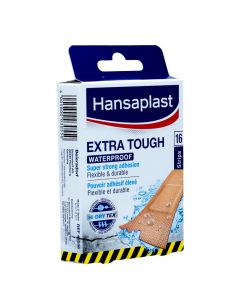 HANSAPLAST EXTRA TOUGH PLASTERS WATERPROOF FLEXIBLE & DURABLE 16 STRIPS