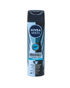 NIVEA MEN DEODORANT INVISIBLE BLACK & WHITE FRESH SPRAY 150ML