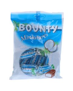 BOUNTY COCONUT FILLED MINIATURES CHOCOLATES 150GM