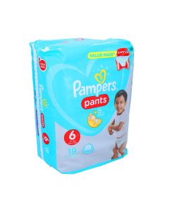 PAMPERS PANTS DIAPERS SIZE6 EXTRA LARGE 16+ KG 19 PSC