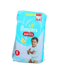 PAMPERS PANTS DIAPERS SIZE6 EXTRA LARGE 16+ KG MEGA PACK 44 PSC