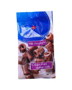 BAHLSEN WAFFLE MINI CHOCO WAFERS 100GM