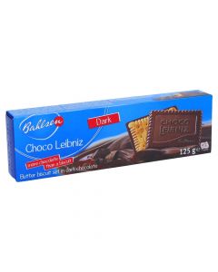 BAHLSEN BUTTER BISCUITS SET IN DARK CHOCOLATE 125GM