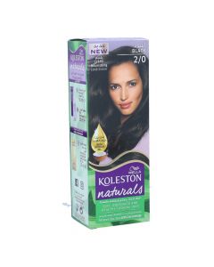 WELLA KOLESTON NATURALS HAIR COLOR  BLACK 2/0