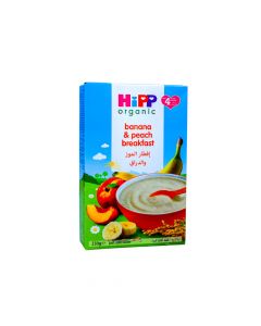 HIPP ORGANIC PEACH AND BANANA BABY FOOD 230GM