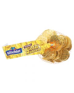 HITSCHLER CHOCOLATES CHEW CANDY COINS IN NET 150GM