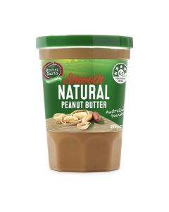 MOTHER EARTH PEANUT BUTTER NATURAL CRUNCHY 380GM