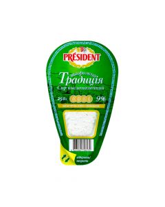 PRESIDENT COTTAGE CHEESE 9%FAT 250GM