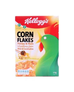 KELLOGGS HONEY AND NUTS CORN FLAKES CEREAL 375G