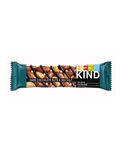 BE KIND DARK CHOCO NUTS AND SEA SALT BAR 40GM