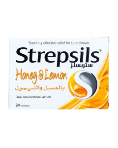 STREPSILS HONEY & LEMON 24 PSC