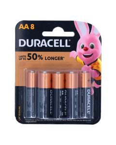 DURACELL BATTERY AA 8 PACK MONET