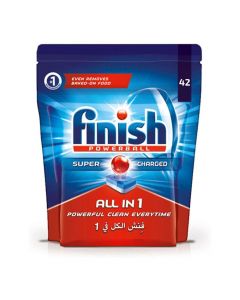 FINISH DISHWASHER DETERGENT TABLETS ALL-IN-1 42PSC