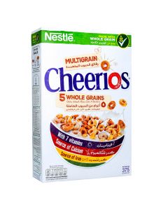 NESTLE CHEERIOS MULTI WHOLEGRAIN BREAKFAST CEREAL 375GM