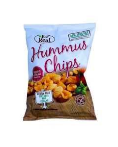 EAT REAL HUMMUS CHIPS TOMATO & BASIL 135GM