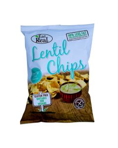 EAT REAL LENTIL CHIPS CREAMY OIL 113GM