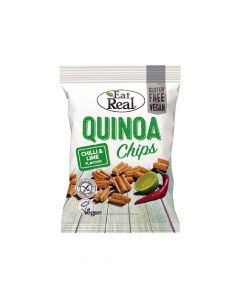 EAT REAL QUINOA CHIPS CHILLI AND FRESH LIME 80GM