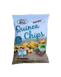 EAT REAL QUINOA CHIPS SOUR CREAM & CHIVE 80GM