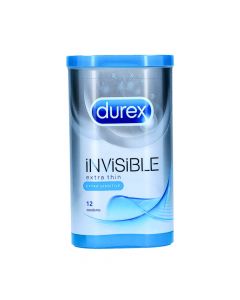 DUREX INVISIBLE EXTRA THIN CONDOM 12 PSC