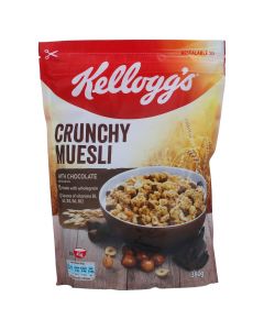 KELLOGGS CRUNCHY MUESLI CHOCOLATE 380GM