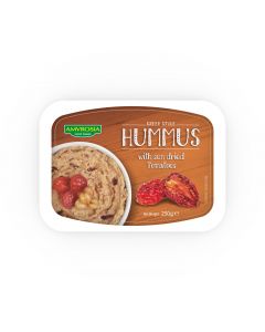 AMVROSIA HUMMUS WITH SUNDRD TOMATO 250GM