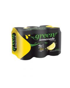 GREEN LEMON CARBONATED SOFT DRINK 6X330ML