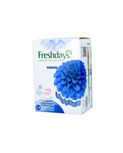 FRESHDAYS LONG SINGLE PANTY LINERS PADS 34 PSC