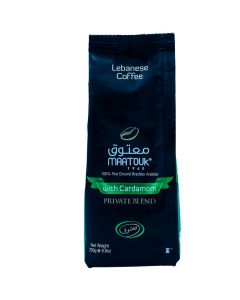 MAATOUK LEBANESE COFFEE PVT BLEND WITH CARDAMOM 250GM