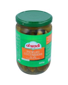 ALWADI PICKLED CUCUMBERS 600GM