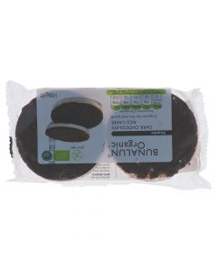 BUNALUN ORGANIC DARK CHOCOLATE RICE CAKES 100GM