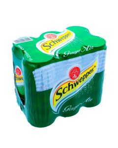 SCHWEPPES GINGER ALE 6X330ML