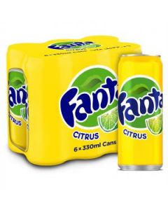 FANTA CITRUS SOFT DRINK 6X330ML