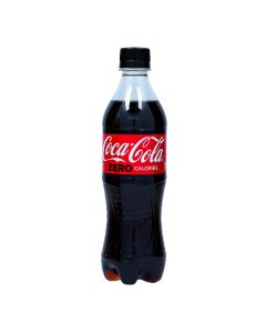 COCA COLA ZERO CARBONATED SOFT DRINK 500ML