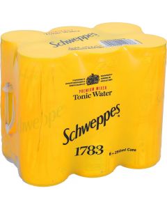 SCHWEPPES TONIC WATER 6X250ML