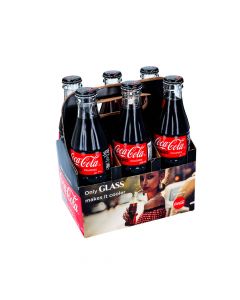 COCA COLA ZERO CARBONATED SOFT DRINK 6X290ML