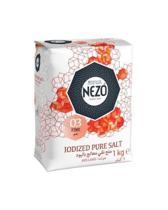 NEZO IODIZED PURE SALT PACKET 1KG