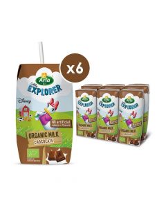 ARLA DISNEY ORGANIC CHOCOLATE MILK 6X200ML