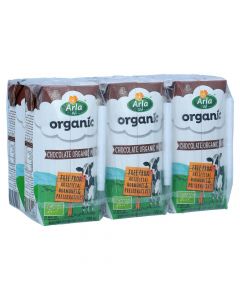 ARLA ORGANIC CHOCOLATE MILK 6X200ML