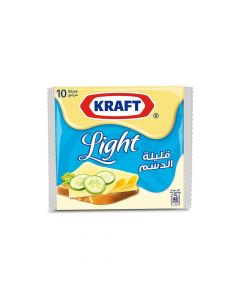 KRAFT CHEESE SLICES LIGHT 200GM