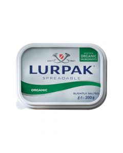 LURPAK ORGANIC SALTED BUTTER 200GM