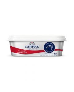 LURPAK SOFT BUTTER UNSALTED TUB 200GM