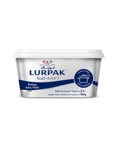 LURPAK SOFT BUTTER SALTED TUB 400GM