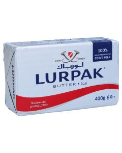 LURPAK BUTTER UNSALTED 400GM