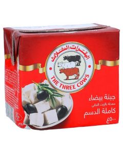 THE THREE COW FETA CHEESE LOW SALT 500GM