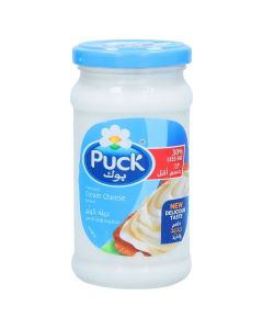 PUCK LIGHT CREAM CHEESE SPREAD JAR 240GM