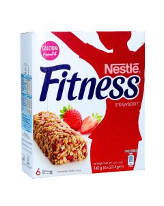 NESTLE FITNESS STRAWBERRY CEREAL BAR 6X 23.5GM