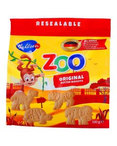 BAHLSEN ZOO ORIGINAL BUTTER BISCUITS 100GM