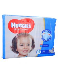 HUGGIES ULTRA COMFORT DIAPERS SIZE 4+ JUMBO PACK 10-16 KG 68 DIAPERS PSC